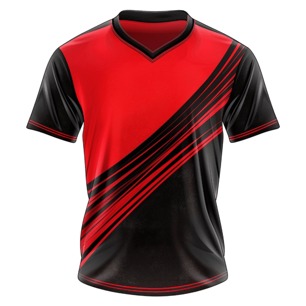 —Pngtree—red black t shirt sport_15063636 Red and Black Jersey
