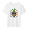 kf-S299f31ce0b8f435a8302d278c9d227beC Super Cool Children Clothing Kids Boys Girls Summer Tops Cartoon Anime Apple Pineapple Print Tshirt Short Sleeve 100% Cotton Tee